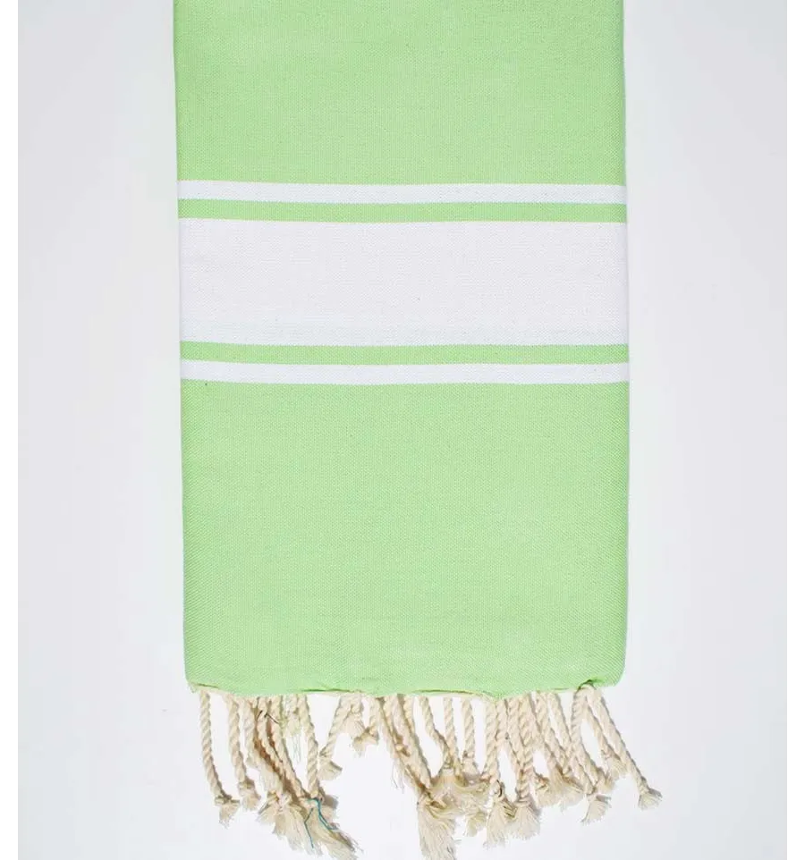 Fouta plate vert prairie Fouta Tunisia - 3