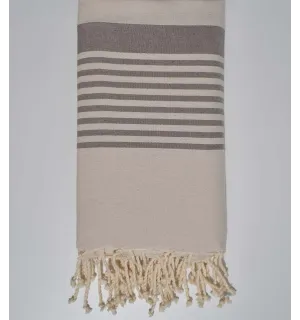 Jeté couple beige clair  - 1