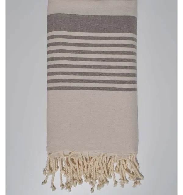 Jeté couple beige clair - 1
