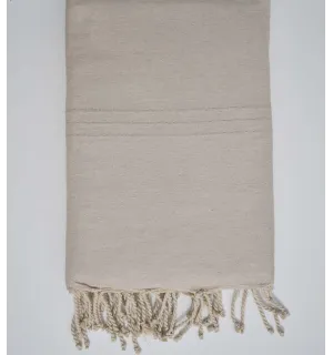 Jeté de lit beige sable 1.90m*3m  - 1