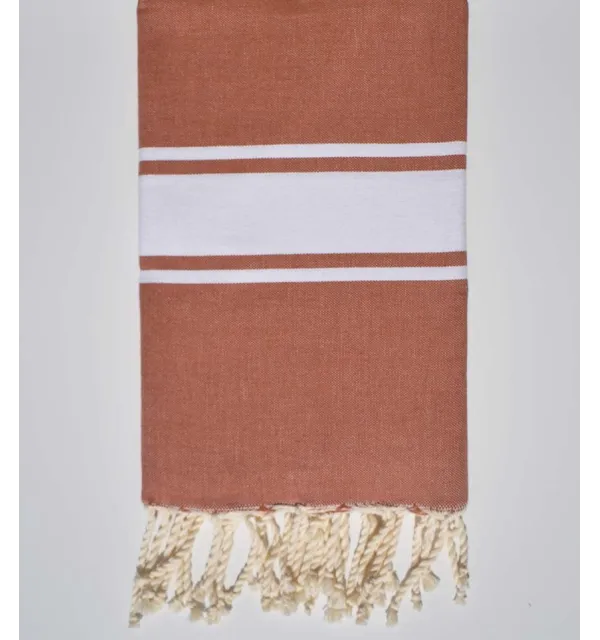 Fouta Plate terracotta - 1
