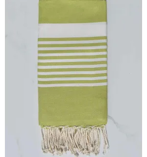 Fouta arthur couleur pistache Fouta Tunisia - 1 2