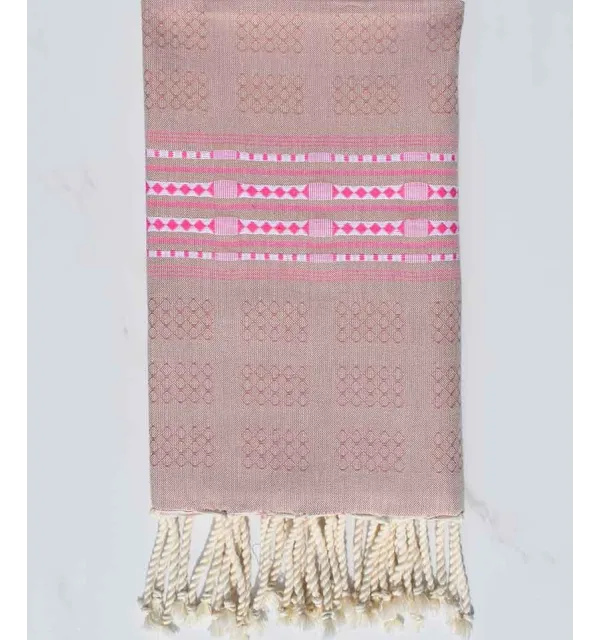 Fouta thalasso couleur pelure d'oignon Fouta Tunisia - 1