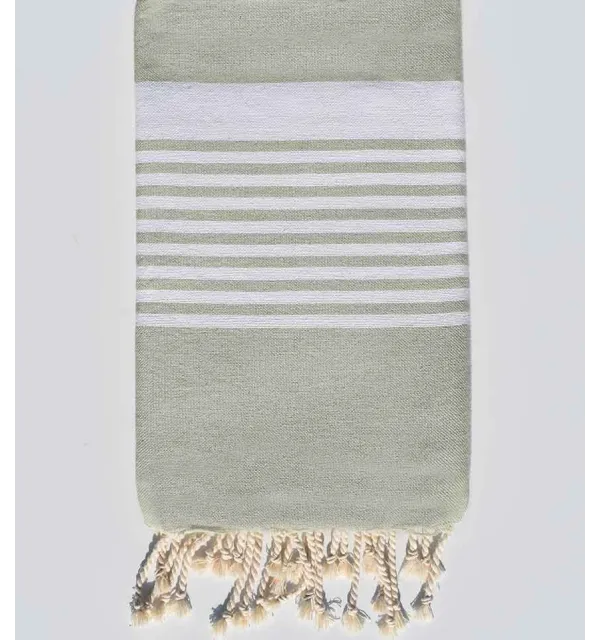 Fouta arthur vert pale - 1