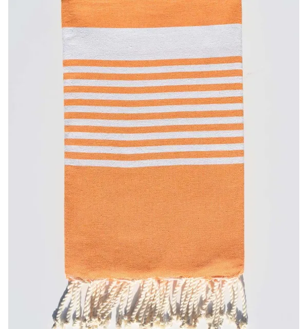 Fouta arthur orange clair - 1