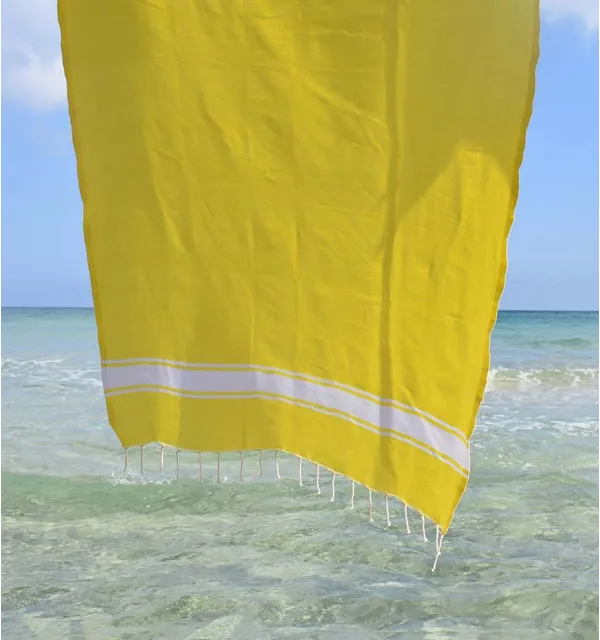 Fouta Plate jaune Fouta Tunisia - 4