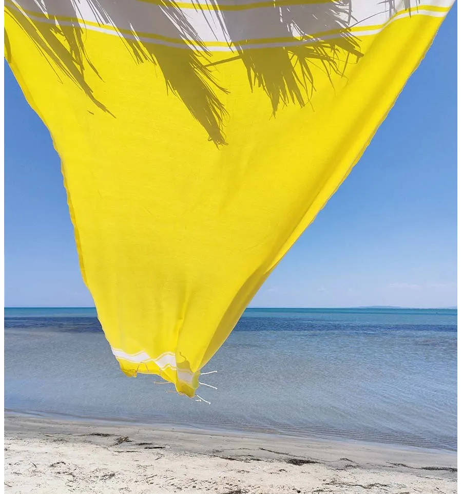 Fouta Plate jaune Fouta Tunisia - 3