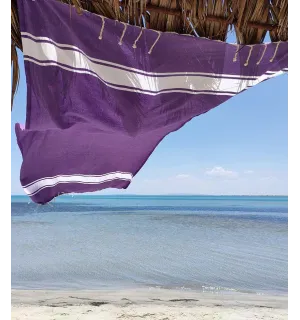 Fouta plate prunelle Fouta Tunisia - 1