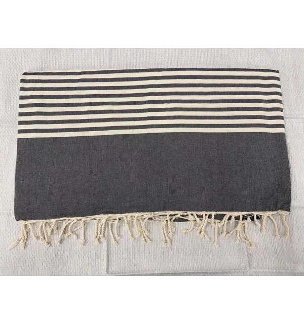 Jeté gris noir 2.3m*2.8m - 1