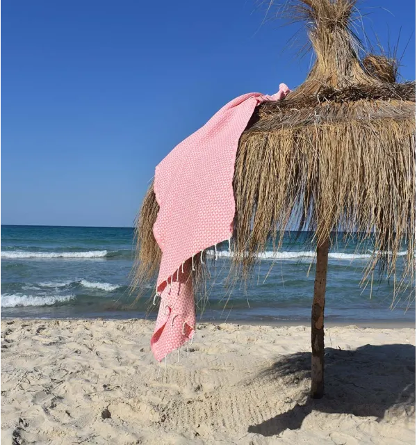 Fouta papillon rose bébé Fouta Tunisia - 4