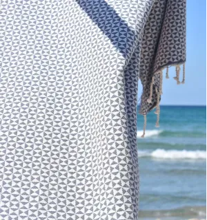 Fouta papillon gris Fouta Tunisia - 1