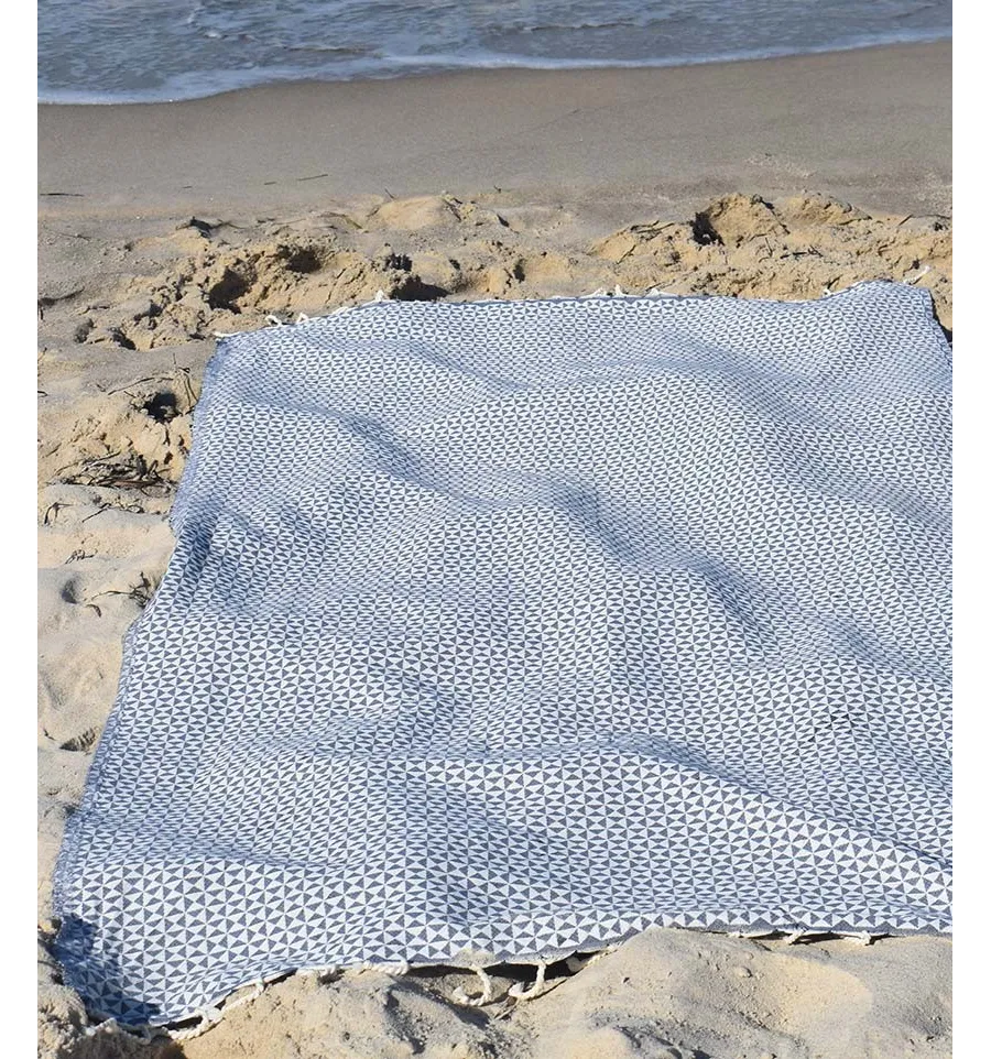 Fouta papillon gris Fouta Tunisia - 5