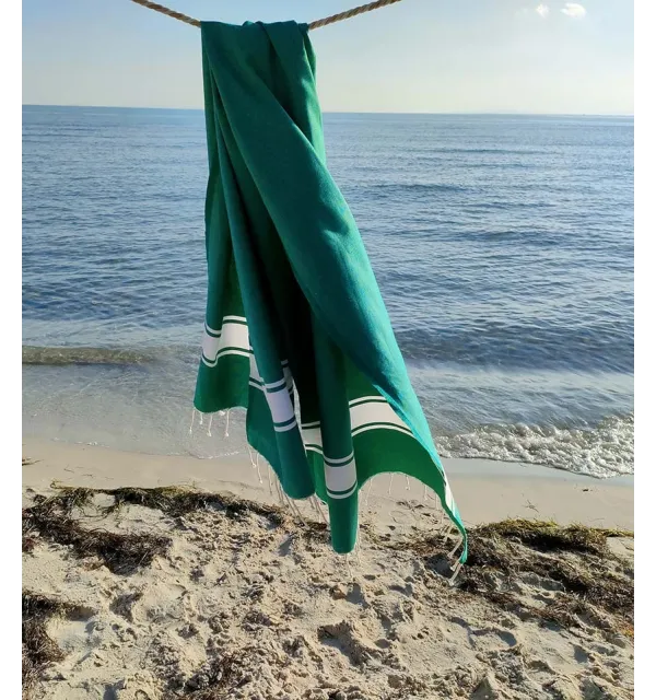 Fouta Plate vert gazon Fouta Tunisia - 2