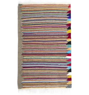 Kilim vintage en laine coloré Fouta Tunisia - 1