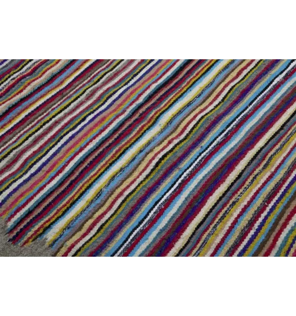 Kilim vintage en laine coloré Fouta Tunisia - 2
