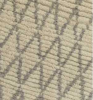 Tapis berbère naturel en pure laine Fouta Tunisia - 1 2