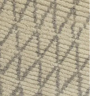 Tapis berbère naturel en pure laine Fouta Tunisia - 1 2