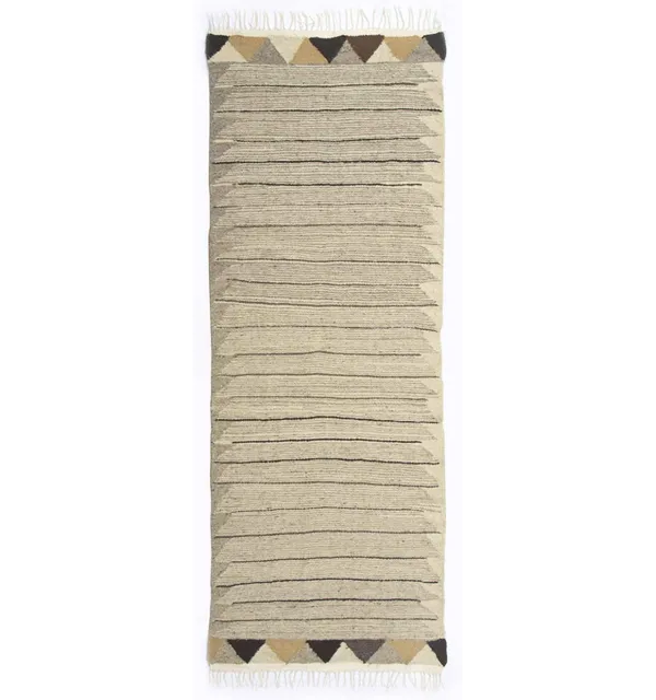 Tapis kilim de couloir multicolore Fouta Tunisia - 1