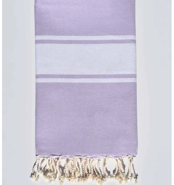 Fouta Plate violet clair Fouta Tunisia - 1