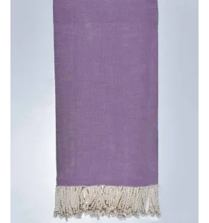Jeté flammé violet lilas 270*200cm Fouta Tunisia - 1