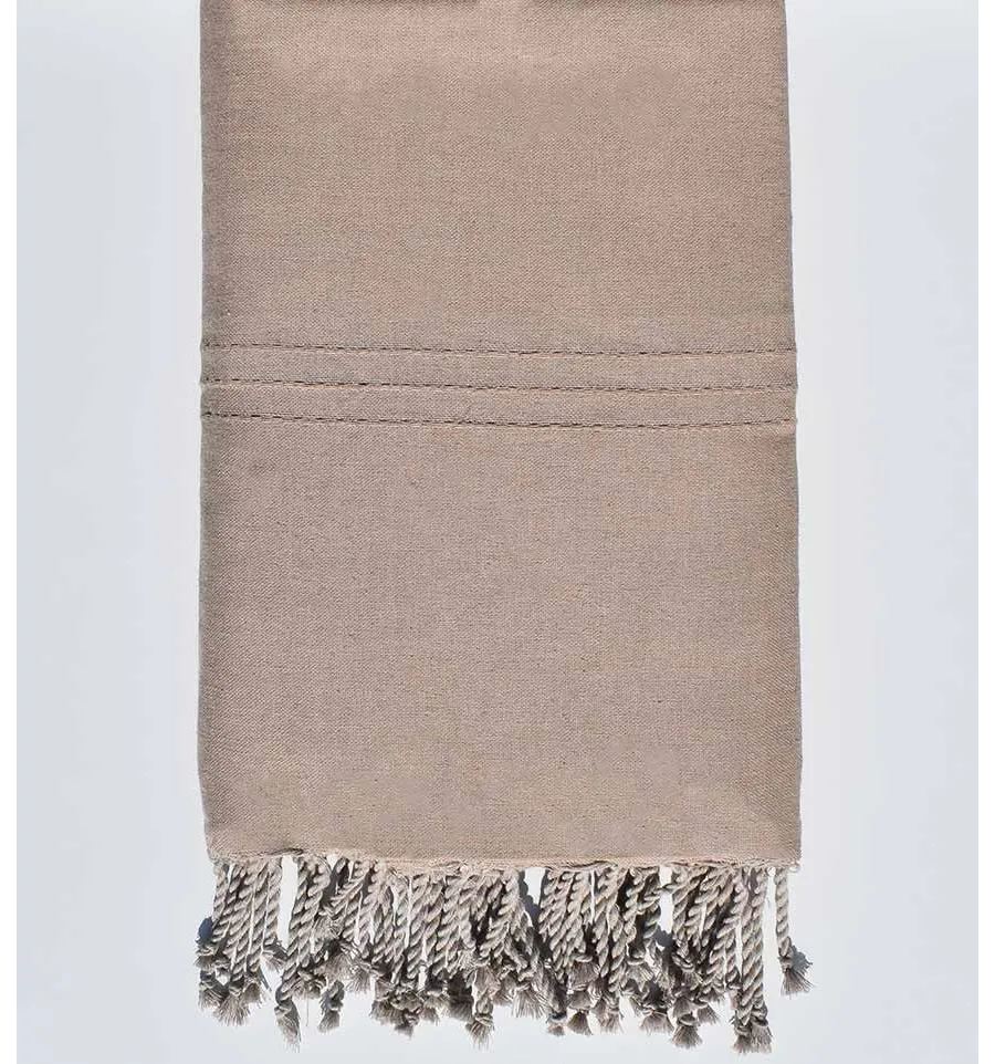 Jeté de lit couleur sépia Fouta Tunisia - 2