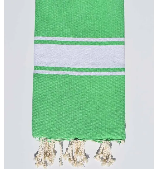Fouta plate vert smaragdin Fouta Tunisia - 1