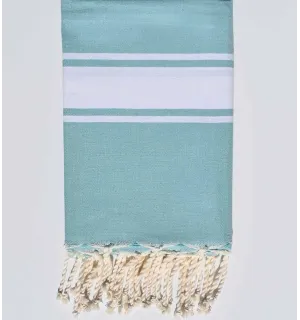 fouta plate bleu givré Fouta Tunisia - 1