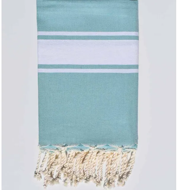 fouta plate bleu givré Fouta Tunisia - 1