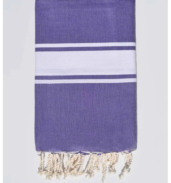 Fouta Plate violet Fouta Tunisia - 1