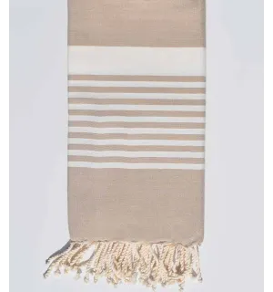 Fouta arthur beige - 1 2