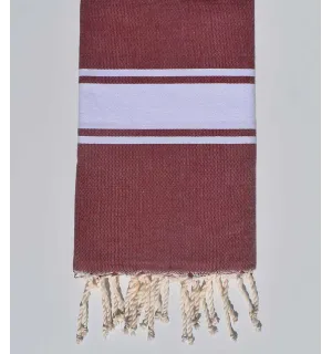 Fouta Plate amarante Fouta Tunisia - 1