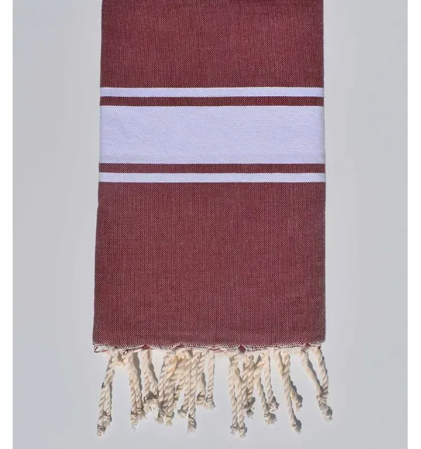 Fouta Plate amarante Fouta Tunisia - 1