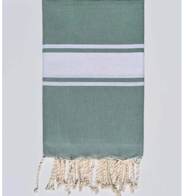 Fouta Plate vert épinard Fouta Tunisia - 1