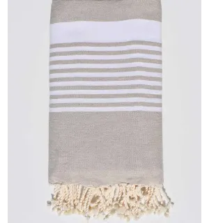 Jeté beige sable 1.90m*2m  - 1