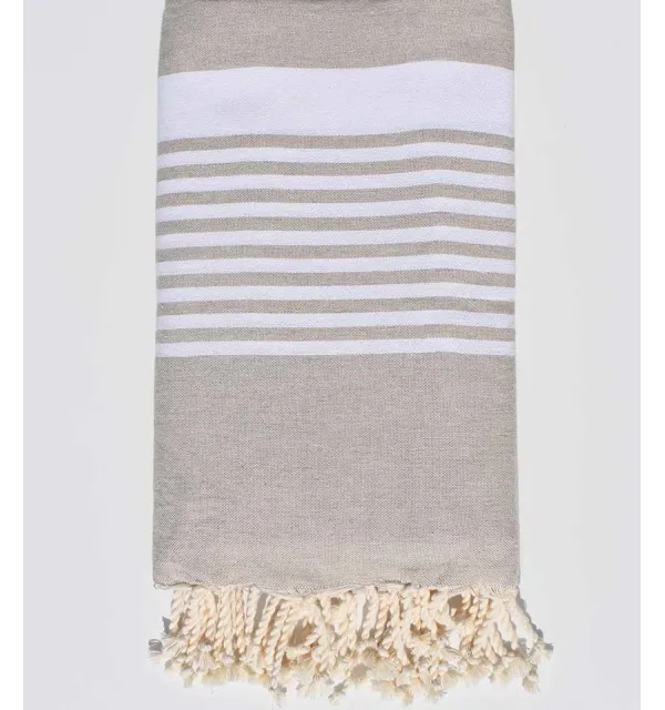 Jeté beige sable 1.90m*2m - 1