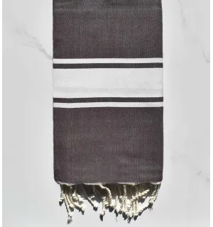 Fouta Plate marron alezan Fouta Tunisia - 1