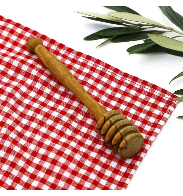 Cuillère à miel en bois d'olivier 12cm - 1