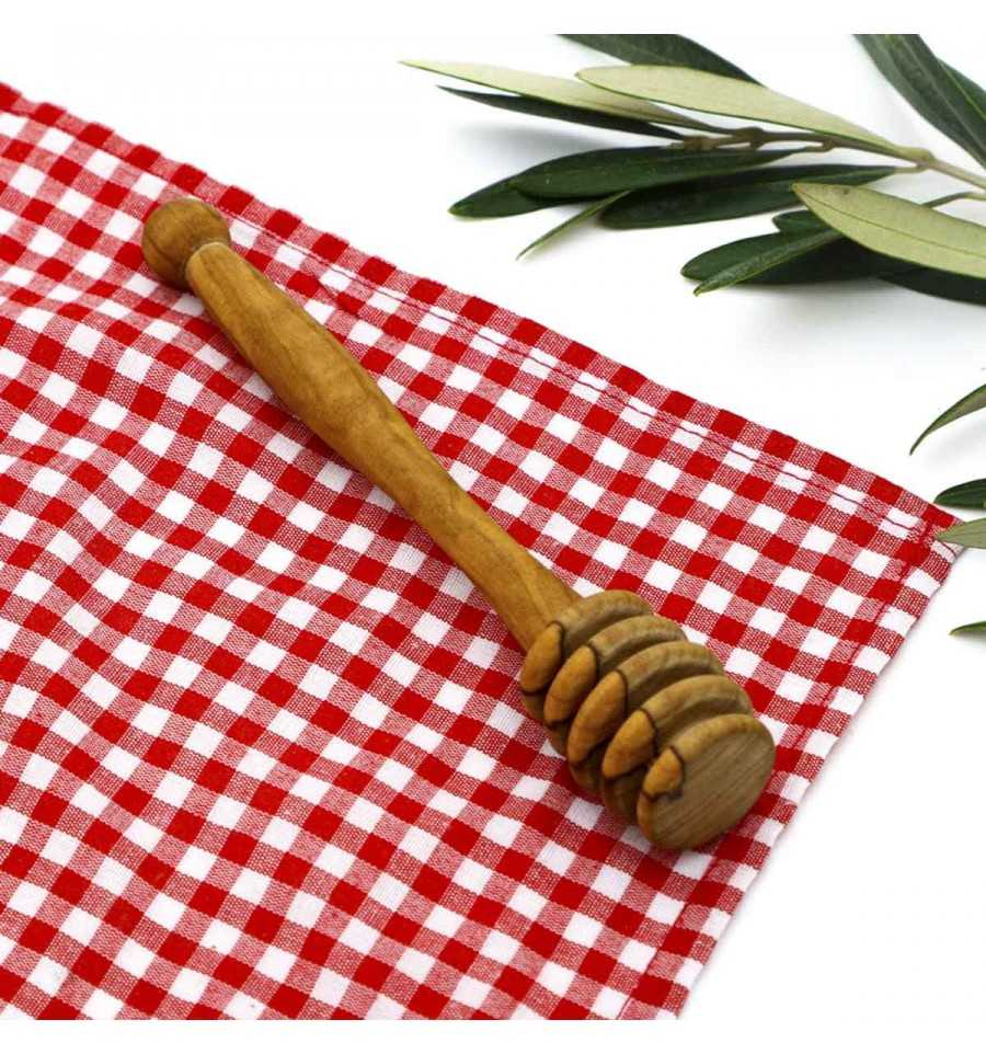 Cuillère à miel en bois d'olivier 12cm - Ustensiles de cuisine