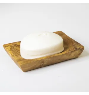 Porte-savon en bois d'olivier - 1 2