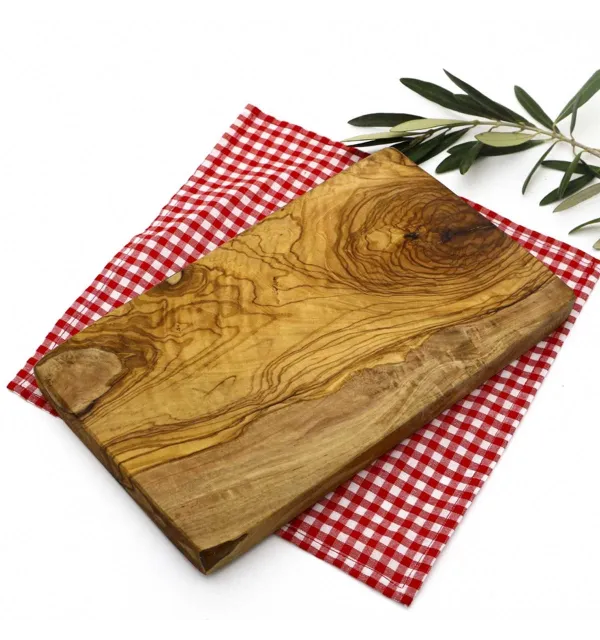 Planche en bois d'olivier rectangulaire - 1