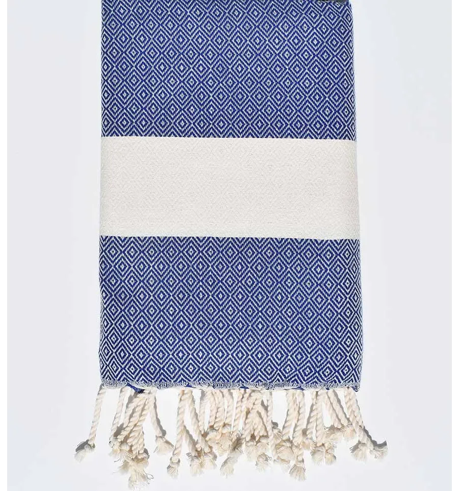 Fouta Diamant bleu Fouta Tunisia - 2