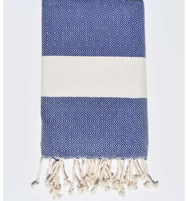 Fouta Diamant bleu Fouta Tunisia - 2