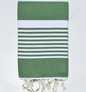 Fouta arthur vert gazon Fouta Tunisia - 1