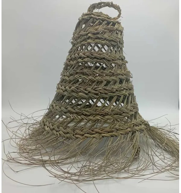 Suspension Luminaire en paille Fouta Tunisia - 1