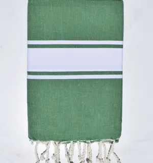 Fouta plate vert moyen Fouta Tunisia - 1