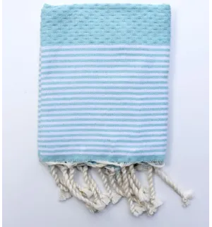 Serviette de table azurin Fouta Tunisia - 1
