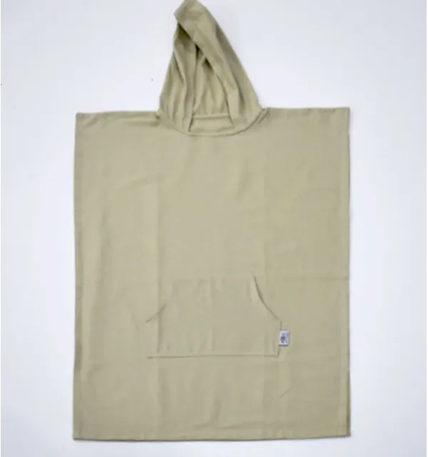 Poncho de plage beige Fouta Tunisia - 2