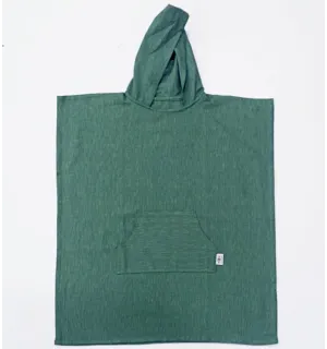 Poncho de plage vert Fouta Tunisia - 1