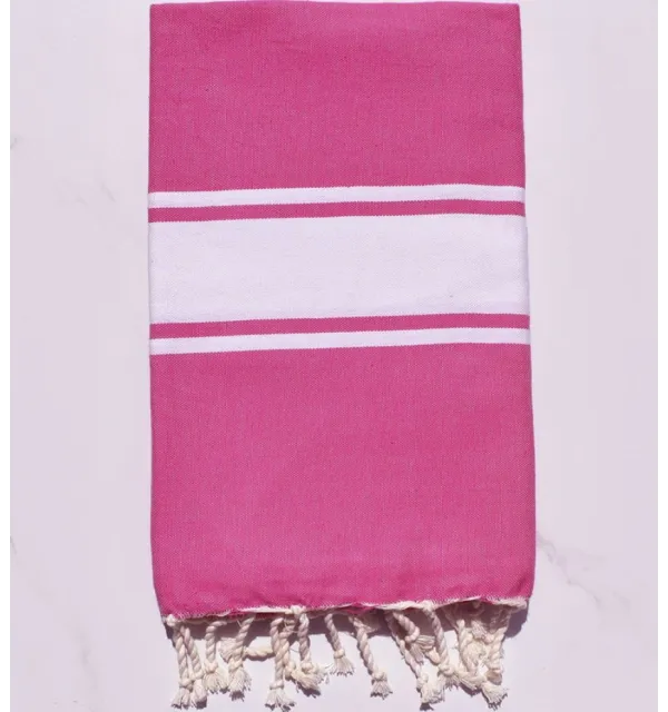 Fouta Plate Framboise rose Fouta Tunisia - 1