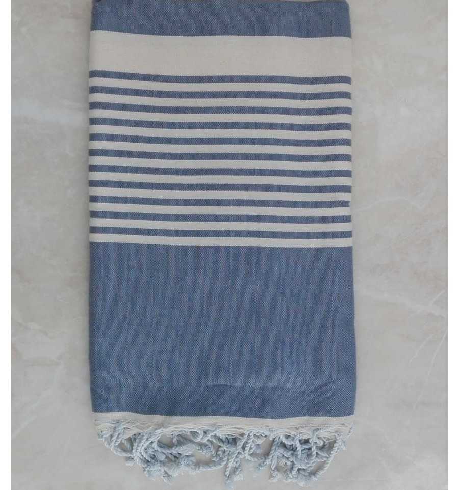 Grande fouta gris plomb